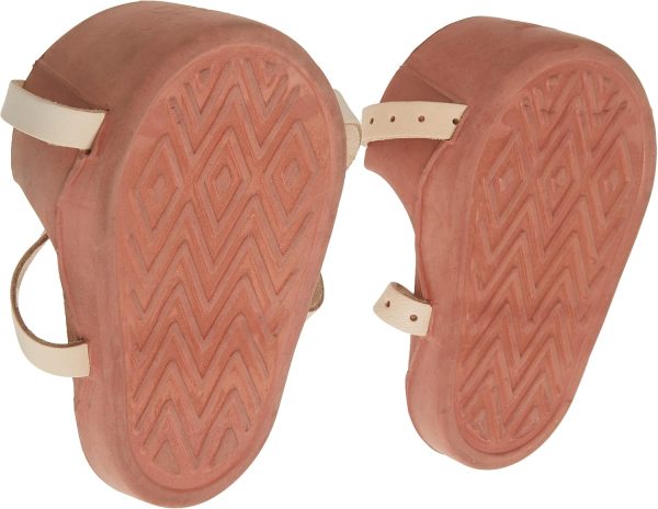 Professional Heavy-Duty Molded Rubber Kneepads,Brown